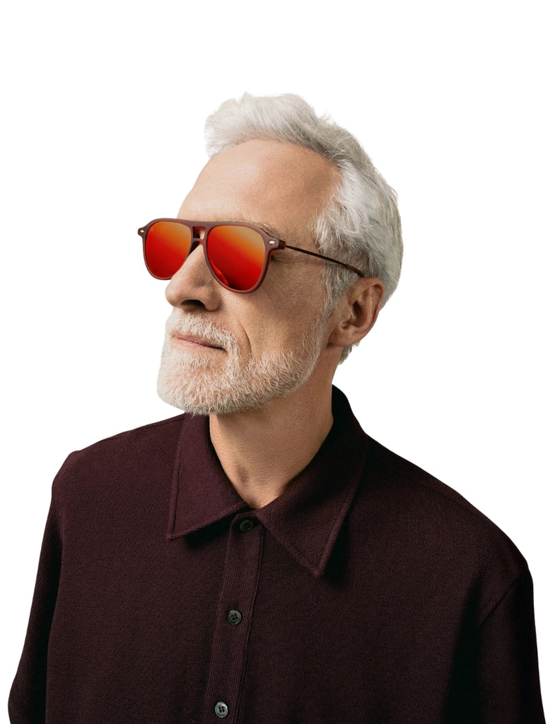 POLARIZED SUN FLY RUNNING RED